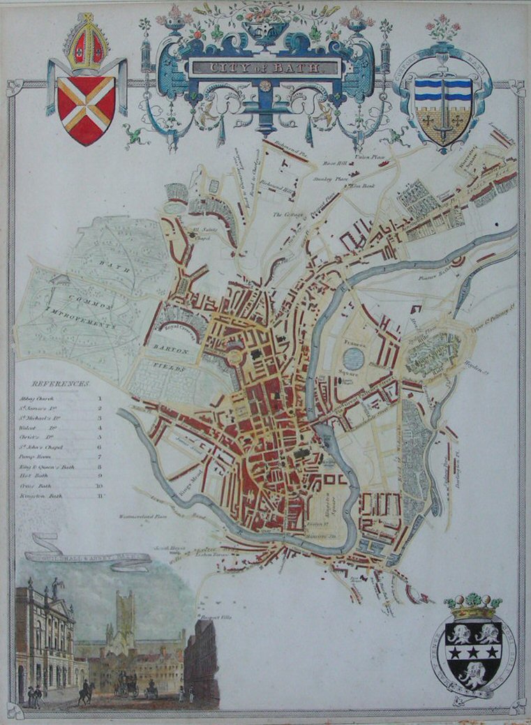 Map of Bath - Bath